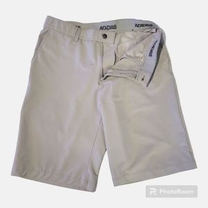 Adidas Men's Gray Silver Athletic Golf Shorts | Size 32W
